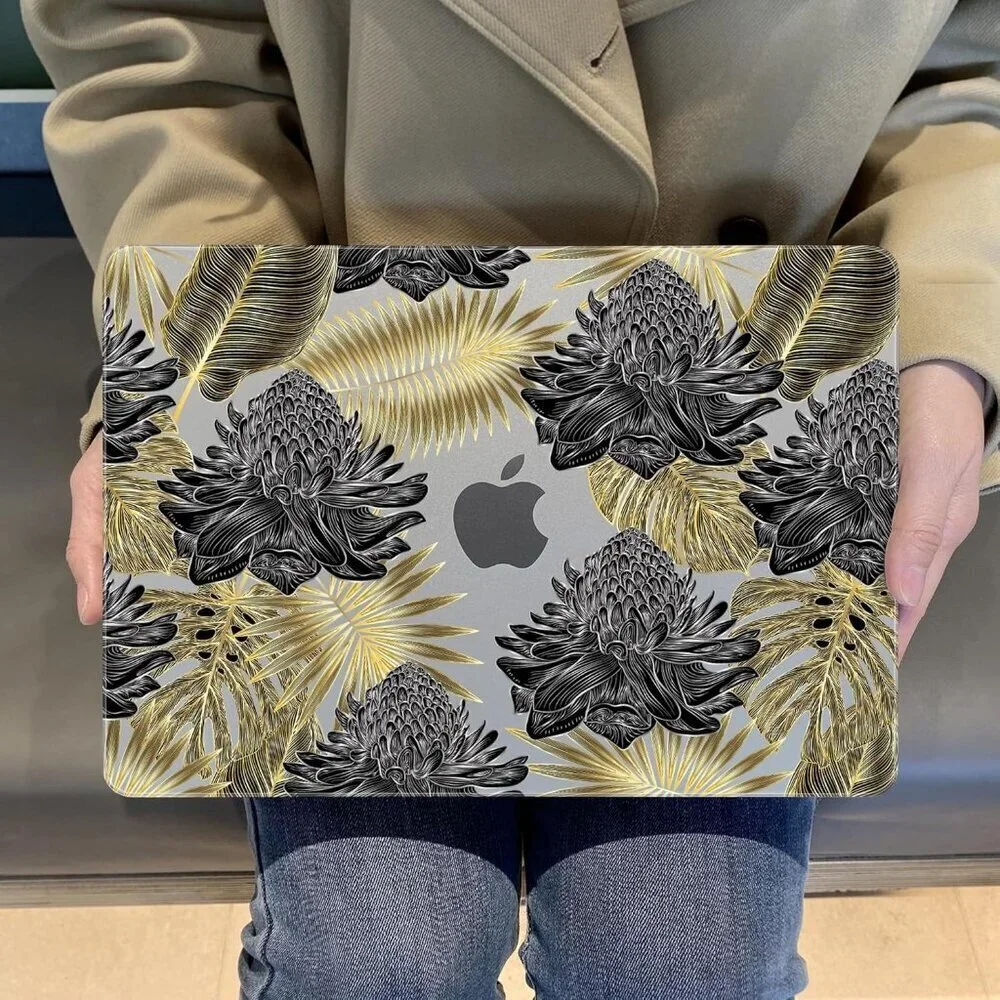 MacBook Air 13.6 Case M4/M3/M2 2025/2024/2022 A3240 A3113 A2681 Tropical Palm